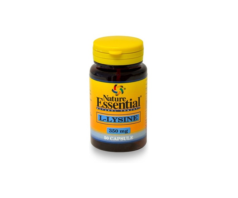 L-Lysina 50 cápsulas de 350mg Nature essential