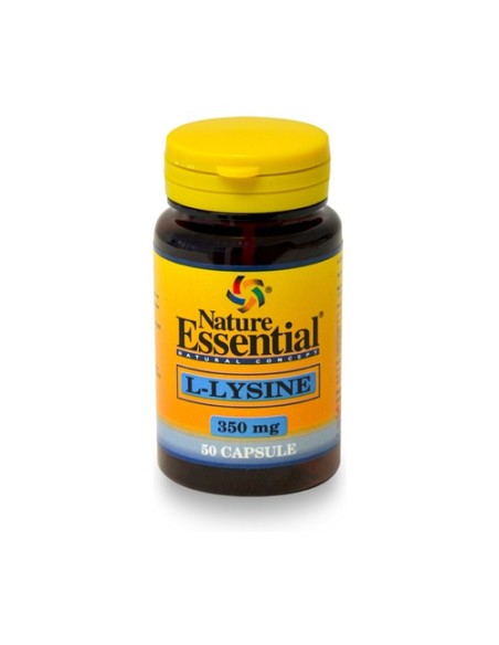L-Lysina 50 cápsulas de 350mg Nature essential