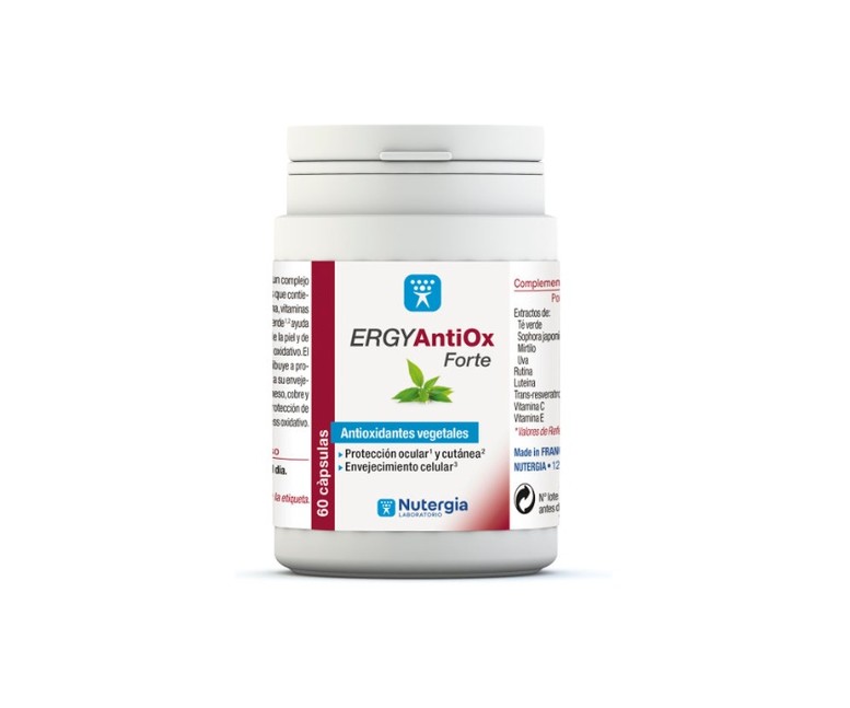 Ergyantiox forte antioxidantes vegetales 60 cápsulas Nutergia