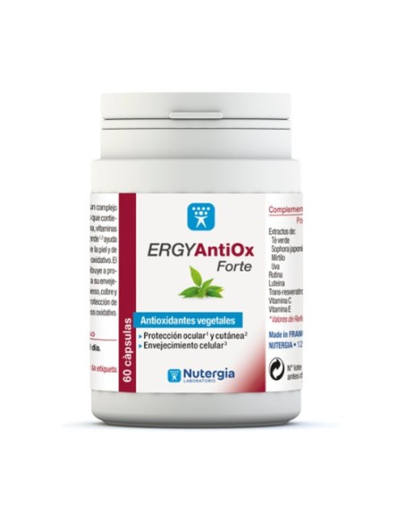 Ergyantiox forte antioxidantes vegetales 60 cápsulas Nutergia