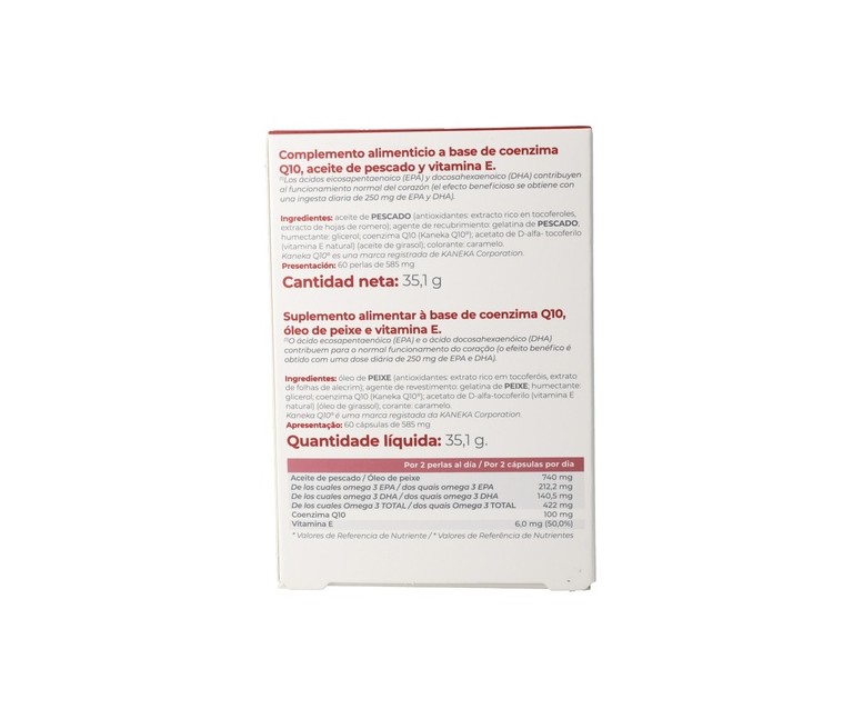 Q-10 Omega 3 60 cápsulas Inovance