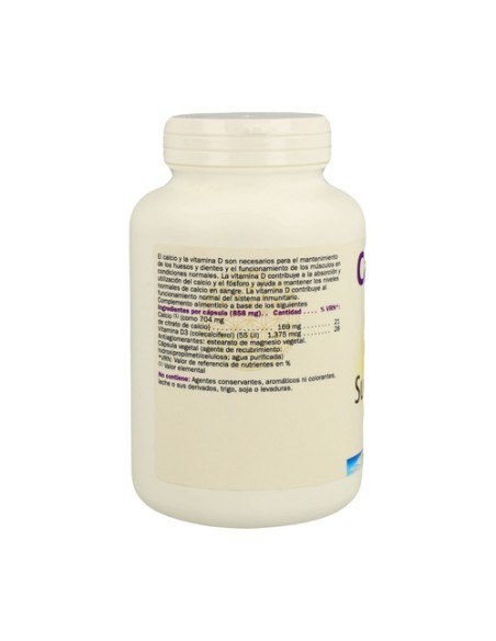 Calcio & Vitamina D3 150 cápsulas de 858mg Sura Vitasan