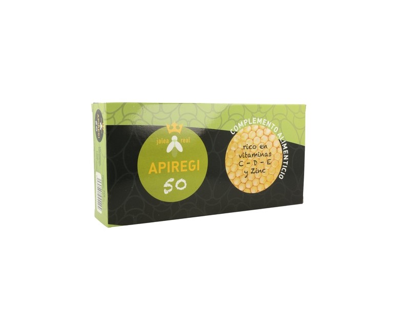 Jalea Real 24 ampollas de 1000mg Apiregi