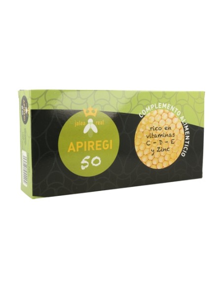Jalea Real 24 ampollas de 1000mg Apiregi
