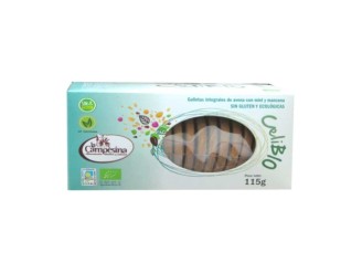 Galleta avena manzana canela celibio azul