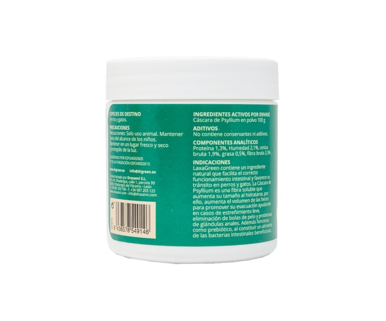 Laxagreen transito intestinal perros y gatos 100 g DR GREEN