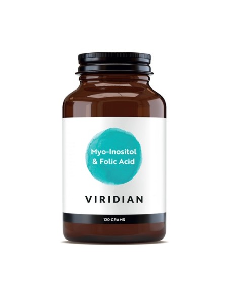 Myo-Inositol y Ácido Fólico 120 g Viridian