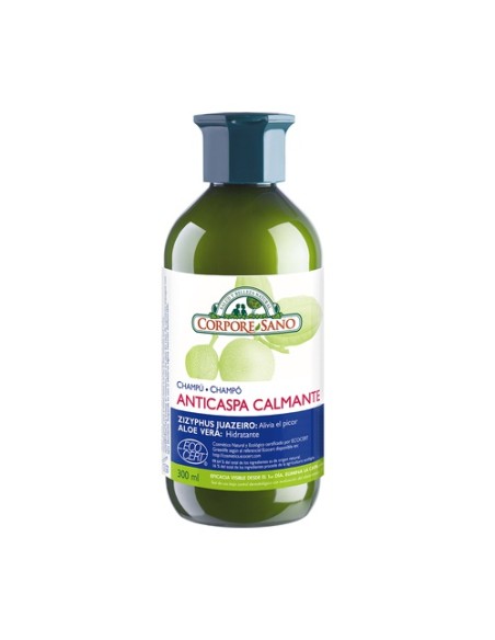 Champú Anticaspa Calmante Ecocert 300 ml de gel Corpore Sano