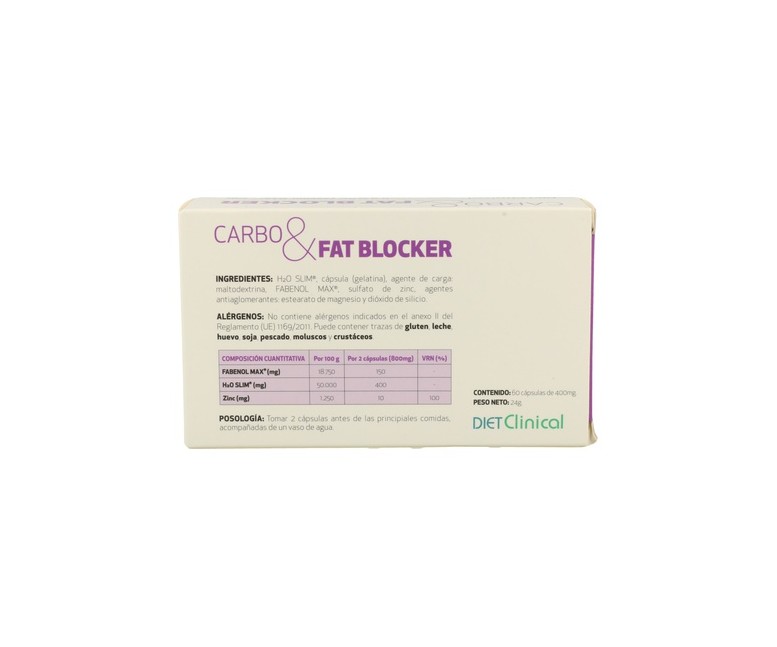 Carbo Fat Blocker 60 cápsulas Diet Clinical