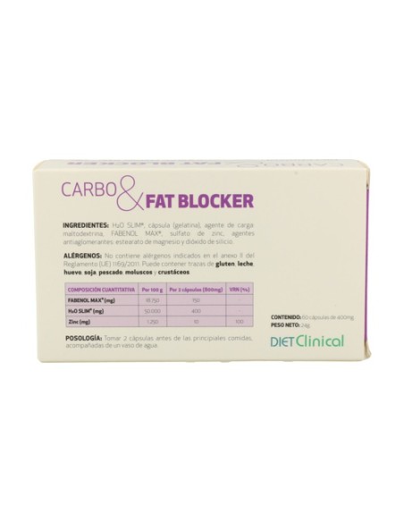 Carbo Fat Blocker 60 cápsulas Diet Clinical