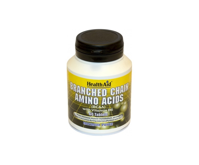 Bcaa Branched Chain Amino Acids 60 comprimidos Health Aid