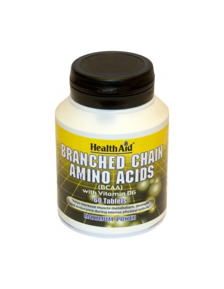 Bcaa Branched Chain Amino Acids 60 comprimidos Health Aid