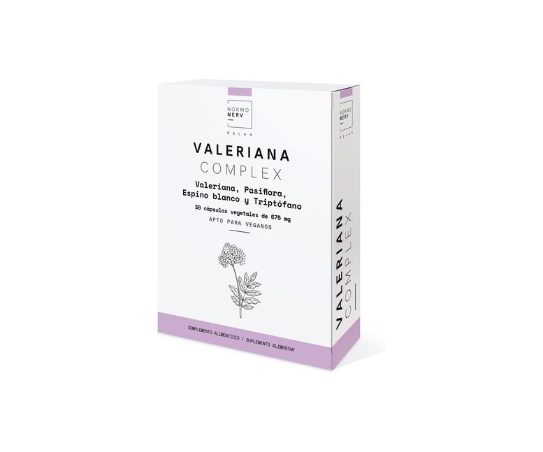 Normo Nerv Valeriana Complex 30 cápsulas vegetales de 675mg Herbora