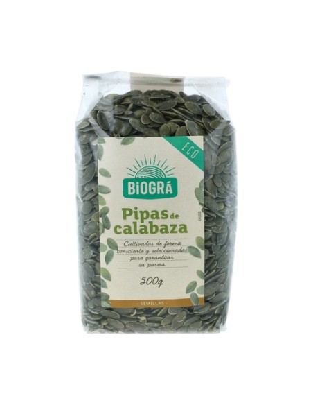 Semillas Pipas de Calabaza Bio 500 g Biográ