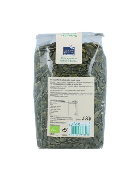 Semillas Pipas de Calabaza Bio 500 g Biográ