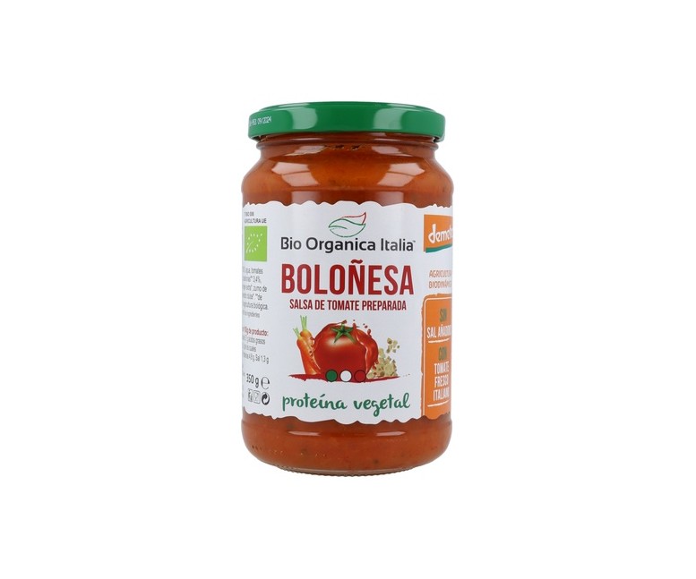 Salsa de tomate boloñesa vegana 350 ml Bio Organica Italia