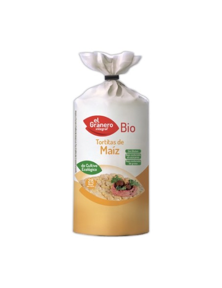 Pack Tortitas de maíz Bio 12 unidades de 110 g El Granero Integral