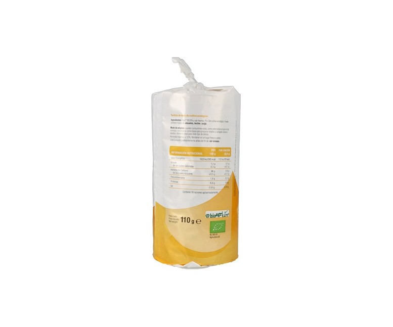 Pack Tortitas de maíz Bio 12 unidades de 110 g El Granero Integral