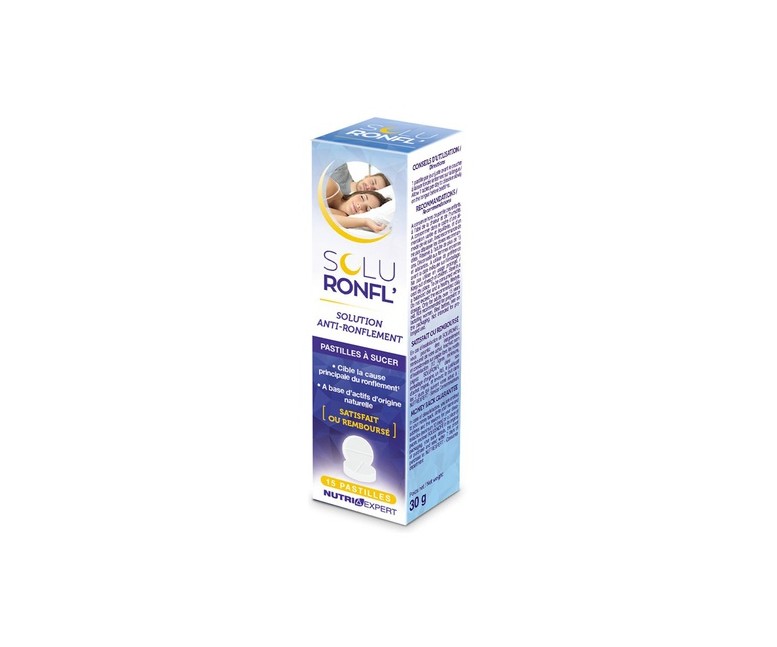 Soluronq (Anti Ronquidos) 15 comprimidos sublinguales Nutri Expert