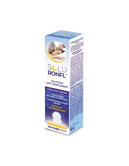Soluronq (Anti Ronquidos) 15 comprimidos sublinguales Nutri Expert