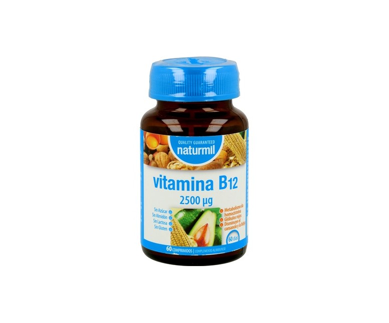 Vitamina B12 60 comprimidos Naturmil