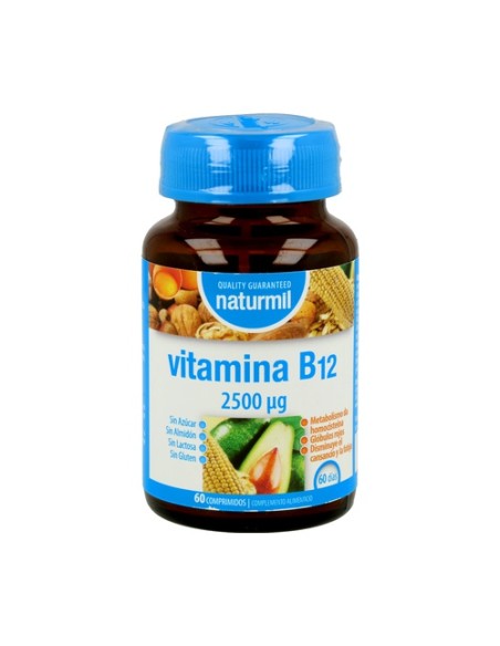Vitamina B12 60 comprimidos Naturmil