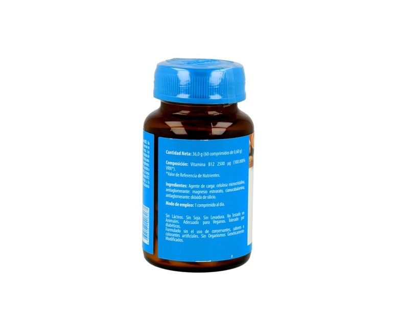 Vitamina B12 60 comprimidos Naturmil