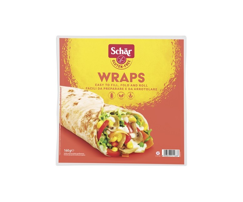 Wraps sin gluten 160 g Schär