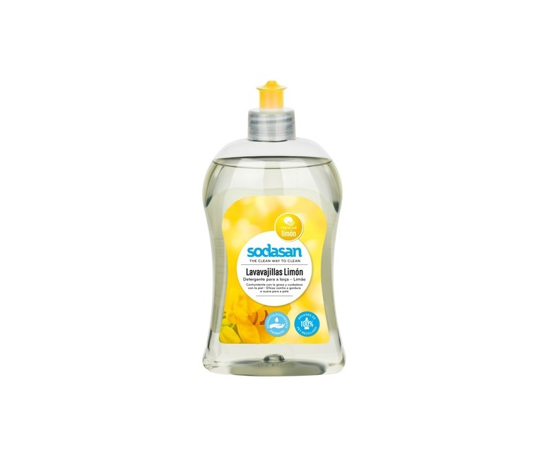 Lavavajillas limón 500 ml (Limón) Sodasan