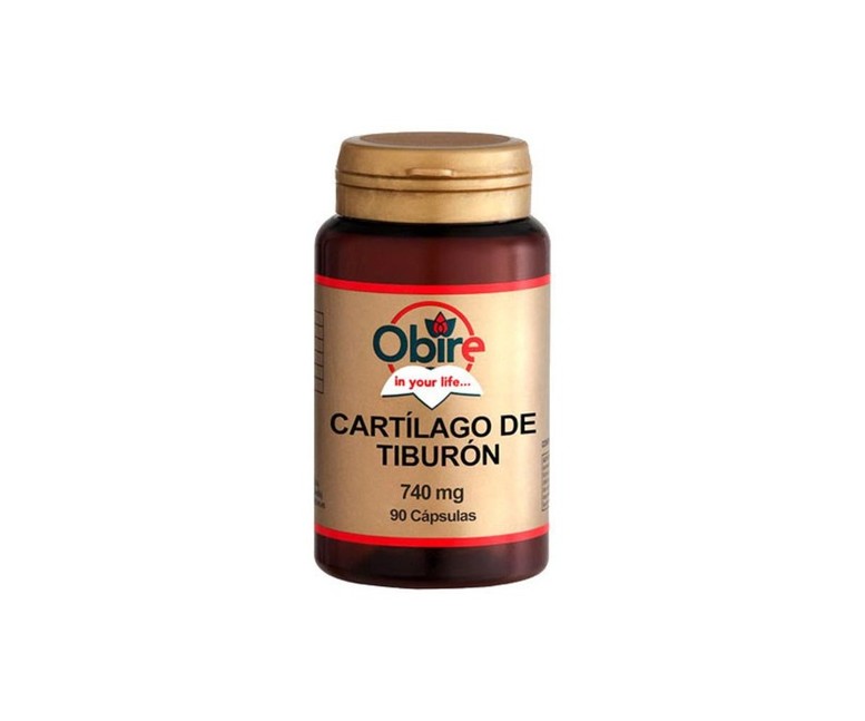 Cartílago de tiburón 90 cápsulas de 740mg Obire