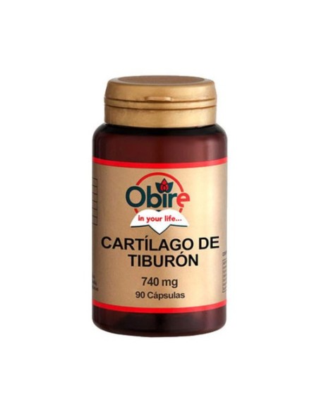 Cartílago de tiburón 90 cápsulas de 740mg Obire