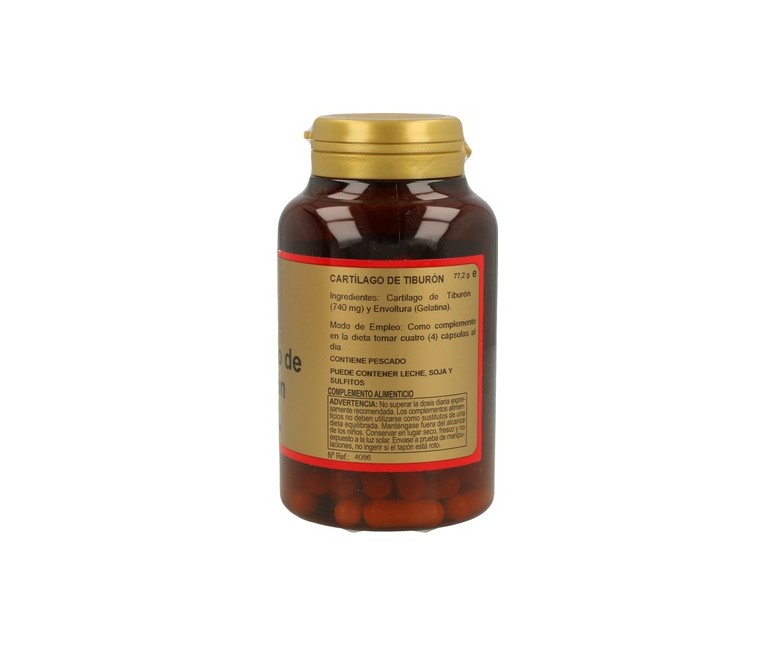 Cartílago de tiburón 90 cápsulas de 740mg Obire