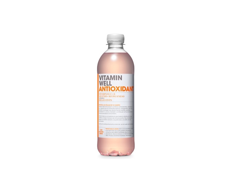 Bebida deportiva Antioxidant melocotón 500 ml (Melocotón) Vitamin Well