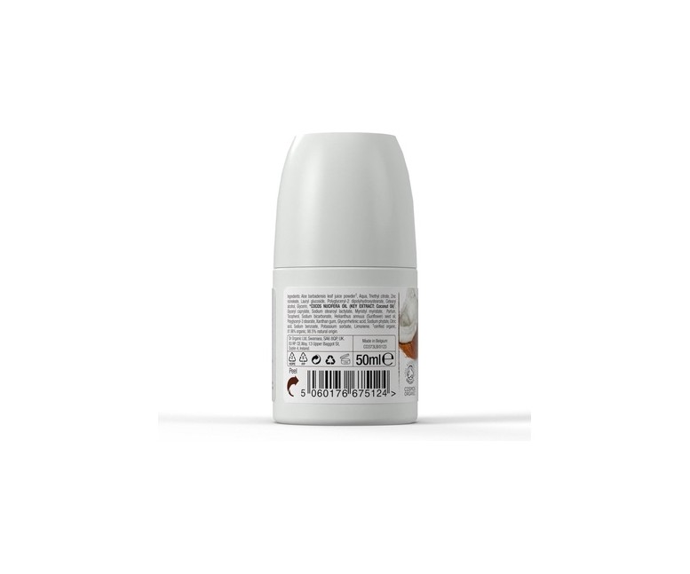 Desodorante Aceite de Coco Virgen Orgánico 50 ml Dr. Organic