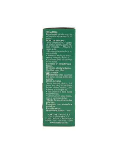 Aceite esencial de Menta piperita 15 ml MARNYS®