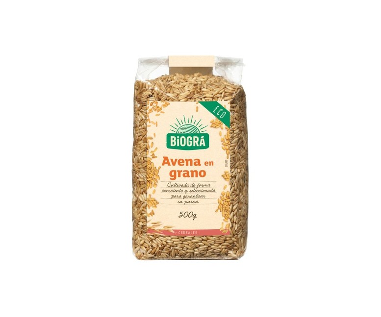 Cereales Avena en Grano Bio 500 g Biográ