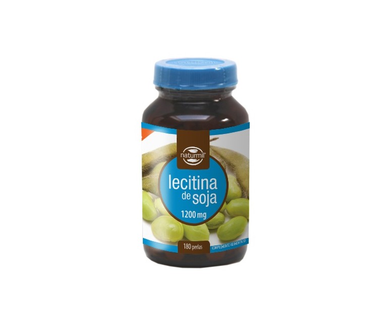 Lecitina Soja 180 perlas de 1200mg Naturmil