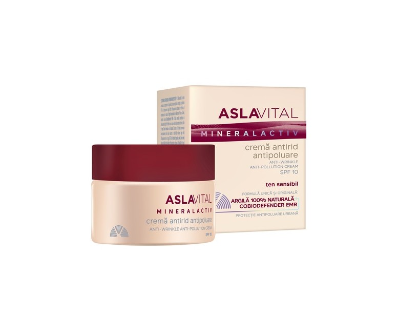 Crema antiarrugas anticontaminación SPF10 50 ml de crema Asla Vital