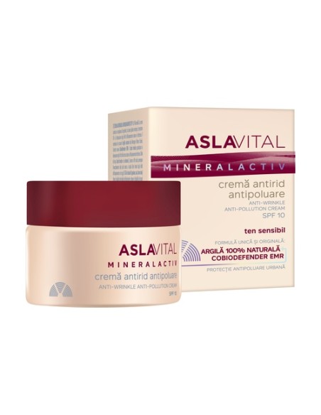 Crema antiarrugas anticontaminación SPF10 50 ml de crema Asla Vital