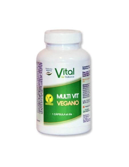 Multivit vegano 60 cápsulas Vital Ballance