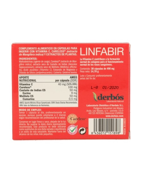 Linfabir 30 cápsulas Derbós