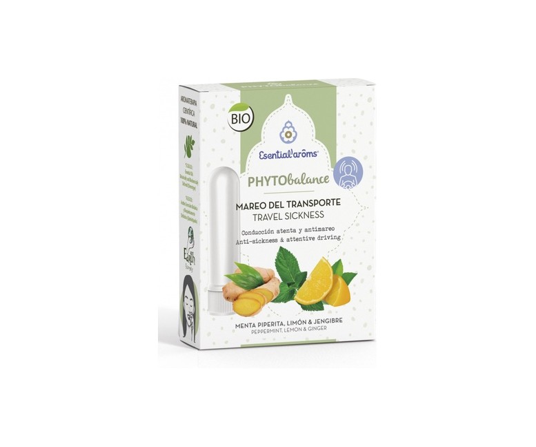 Phyto Balance stick inhaladores conducción atenta y antimareo 5 ml + 2 stick Esential Aroms