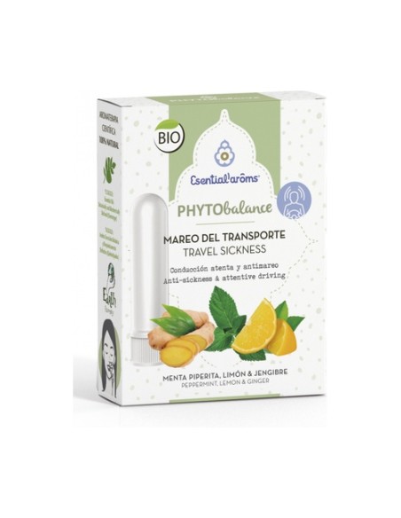 Phyto Balance stick inhaladores conducción atenta y antimareo 5 ml + 2 stick Esential Aroms
