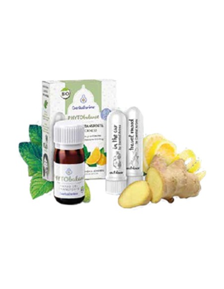 Phyto Balance stick inhaladores conducción atenta y antimareo 5 ml + 2 stick Esential Aroms