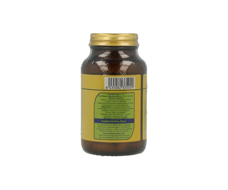 Bicartil 100 cápsulas de 610mg Zeus