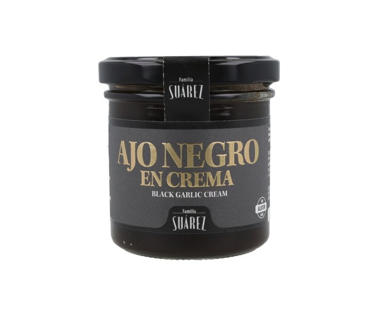 Crema Ajo Negro Pedroñeras Sin Gluten 150 g Familia Suarez