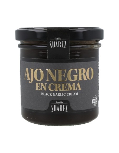 Crema Ajo Negro Pedroñeras Sin Gluten 150 g Familia Suarez
