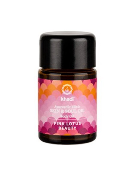 Aceite elixir ayurveda loto rosado equilibrio 10 ml de aceite Khadi