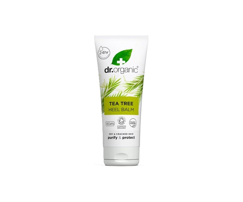 Bálsamo para talones Árbol de Té 100 ml de crema Dr. Organic
