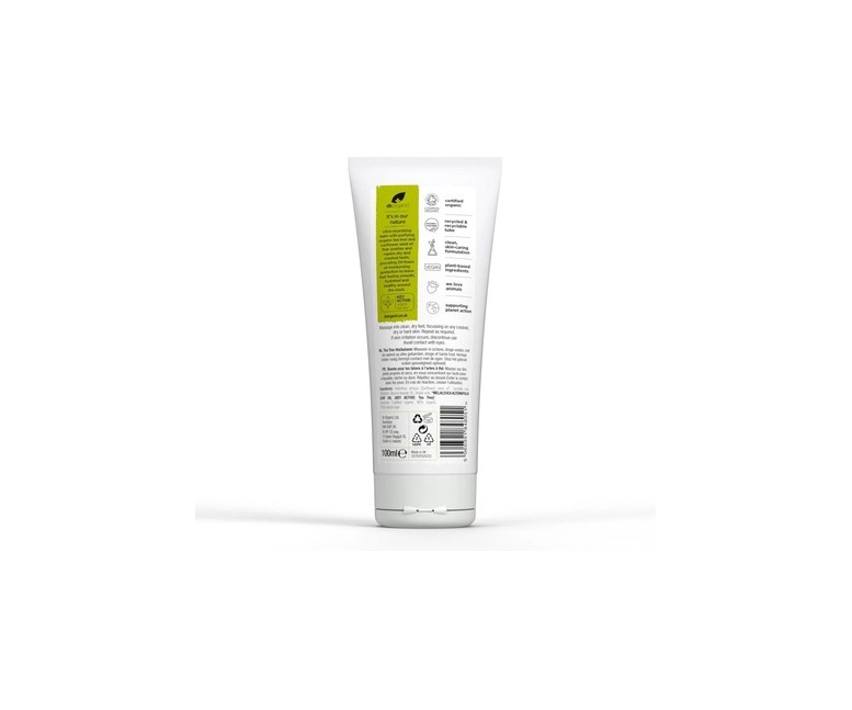 Bálsamo para talones Árbol de Té 100 ml de crema Dr. Organic